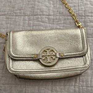 Gold Tory Burch crossbody